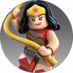 Pictu Hap Lego Wonder Woman ehető papír 19, 5 cm - Pictu Hap (pic9000827_kruh)