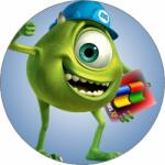 Pictu Hap Jedlý papír Příšerky s. r. o. Mike Wazowski 19, 5 cm - Pictu Hap (pic9000780_kruh)