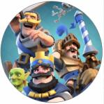 Pictu Hap Ehető papír Clash Royale király és harcosai 19, 5 cm - Pictu Hap (pic9002075_kruh)