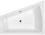 M-Acryl Trinity kád 160x120 + Activ 12 fúvókás pneumatikus hidromasszázs, balos