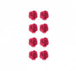Decora Decor Zahar - Trandafiri Fucsia O 2 cm, 56 buc (500047)
