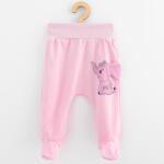 NEW BABY Din bumbac pentru bebelu? i din bumbac New Baby Happy Elephant pink, mărime 74 (6-9lr)