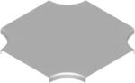 ELMARK Capac cruce de imbinare H: 10 W: 200 mm, Elmark, 56200XC (56200XC)