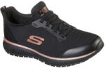 Skechers Work: Squad SR női munkacipő OB E FO SRC (77222EC_BKG-35)