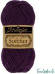 Scheepjes Softfun 2656 Aubergine - padlizsán lila fonal