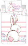 Nyuszi Sweet gyerek ágyneműhuzat 100x135 cm, 40x60 cm (JFK036334) - oliviashop
