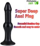 X-Men Butt Plug Black (27.4cm x 6.3cm)