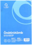 Bluering Önátírótömb A5, 50x2lap, franciakockás Bluering® - delfinbuvar