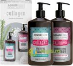ARGANICARE Set Sampon si Balsam pentru Par Subtire, Deteriorat sau Fragil cu Ulei de Argan si Colagen 2x400ml