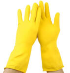  Gumikesztyű S háztartási pár Safety First sárga - delfinbuvar