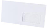 Bluering Boríték LA4 szilikonos bélésnyomott jobb ablak 45x90mm 110×220mm J20A15 Bluering® fehér - delfinbuvar