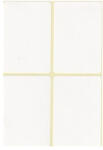  Etikett címke, 38x58mm, 15 lap, 4 címke/lap - delfinbuvar