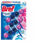 Bref WC illatosító golyós 3 x 50 g Color Aktiv Bref Fresh Flowers
