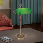 ORION Veioza/Lampa de masa stil clasic HARVARD H-53cm patina/verde (LA 4-1212/1 Patina/gr