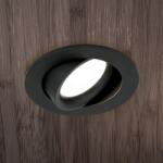 Orion Spot incastrabil tavan directionabil CHOICE negru D-9cm (Str 10-472 Schwarz/EBL OR)