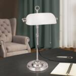 ORION Veioza/Lampa de masa stil clasic HARVARD H-53cm satin/alb (LA 4-1212/1 satin/opal OR)
