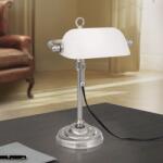 ORION Veioza/Lampa de masa stil clasic HARVARD satin/alb (LA 4-1211/1 satin/opal OR)