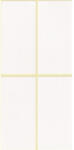  Etikett címke, 40x80mm, 15 lap, 4 címke/lap - delfinbuvar
