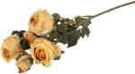 Chaks Buchet de trandafiri artificiali realistici - Galbeni 43 cm