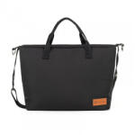 Petite&Mars Geanta pentru mamici, PetiteMars, Impermeabila, Cu 4 compartimente, 45 x 30 x 12 cm, Negru (505900)
