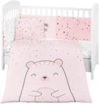 KikkaBoo Бебешки спален комплект Kikkaboo - Bear with me, 70 x 140 cm, 6 части, Pink (41101060120)