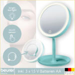 Beurer Oglinda cosmetica BEURER, lumina LED, TouchScreen, Mint (BS45M)