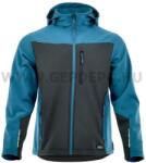 SARA Comfort Plus softshell kabát, fekete/petrol kék - L (1-13-620-80-25-L)