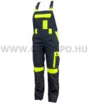 Urgent Y kertésznadrág, fekete/láthatósági sárga - XXL/62 (URG-Y-KNAD-62)