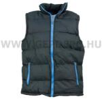 Urgent BZR-308 mellény, fekete/kék - XXXL (URG-BZR-308-BL-3XL)