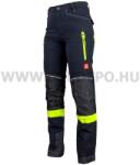 Urgent 719 softshell nadrág, fekete/láthatósági sárga - L/52 (URG-719-DNAD-52)
