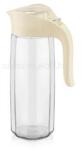 LUXPLASTIC IRIS C-00236 Amfora Polygon üvegkancsó 1.600ml, fekete vagy elfántcsont színű (C-00236) (C-00236)