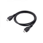 Akyga microB - microB kábel 0.6m fekete (AK-USB-17) (AK-USB-17)