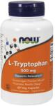 NOW L-Triptophan 500 mg, 60 növényi kapszulában