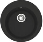 Franke Chiuvetă bucătărie fragranit 1 cuvă Franke ROG 610 Ø51 cm fără picurător negru (1.140.660.002) Chiuveta