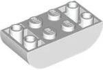 LEGO® 5174c1 - LEGO fehér lejtő 4 x 2 méretű, íves, inverz (5174c1)