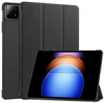 GKK Калъф за Xiaomi Pad 6s Pro 12.4", Tri-Fold Leather Case, Черен (5906602053921)