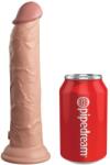Pipedream - King Cock Elite Dildo Clasic Cu Ventuza Dual Density Silicone Cock, Natural, 22.5 Cm Dildo