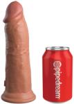 Pipedream - King Cock Elite Dildo Clasic Cu Ventuza Dual Density Silicone Cock, Bronz, 20 Cm Dildo