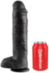 Pipedream - King Cock Dildo Clasic Cu Ventuza King Cock, Negru, 28 Cm Dildo