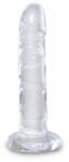 Pipedream - King Cock Dildo Clasic Cu Ventuza King Cock, Transparent, 15 Cm Dildo