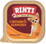 RINTI Gold Turkey&Rabbit Mini pulyka és nyúl tálca 100 g