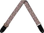 Cascha CUS-JW6 Jacquard Ethnic Brown & White Колан за укулеле (<![CDATA[CUS-JW6]]>)