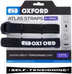 OXFORD Atlas D-Ring csomagrögzítő pántok 2 drb fekete 26 mm x 1, 2 m