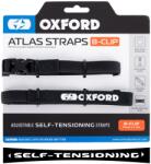 OXFORD Atlas B-Clip csomagrögzítő pántok 2 db fekete 17 mm x 1, 2 m