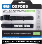 OXFORD Atlas G-Hook csomagrögzítő pántok 2 db fekete 17 mm x 1, 2 m