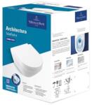 Villeroy & Boch Architectura Kombipack fali WC, TwistFlush, ovális, ülőkével, hátsós, soft close ülőke, Fehér Alpin Ce (5684CLR1)