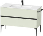 Duravit Sivida szekrény 121x47.7x59.1 cm mosdókagyló alá akasztható fekete-zöld SV46460BDHH0000