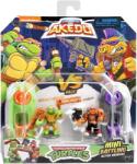 Akedo Set 2 figurine Testoasele Ninja, Akedo, Michelangelo Vs Bebop, S1 Figurina