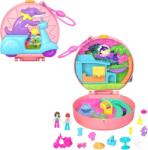 Mattel Set de joaca cu 2 papusi si 12 accesorii Polly Pocket, Adventure Moped, HWN98 Papusa