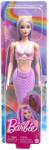 Mattel Papusa sirena cu accesorii, Barbie, Mov, HRR06 Papusa Barbie